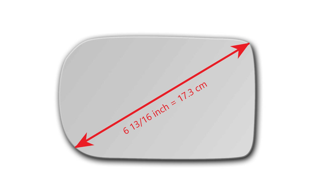 Replacement Mirror Glass for BMW 740IL 1995 - 2001
