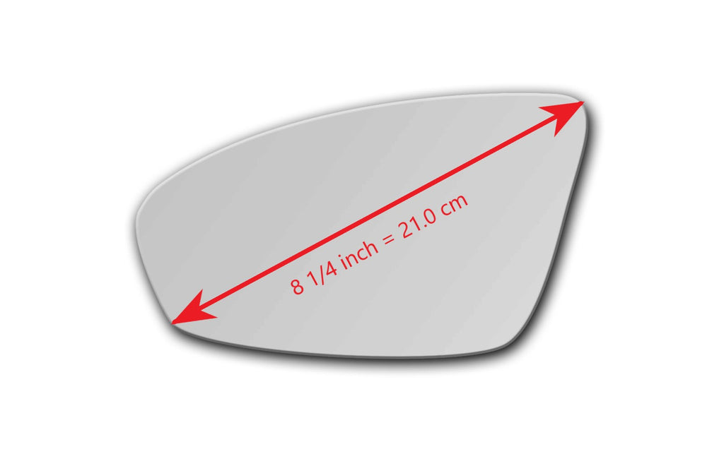 Replacement Mirror Glass for BMW 528I XDRIVE 2013 - 2016