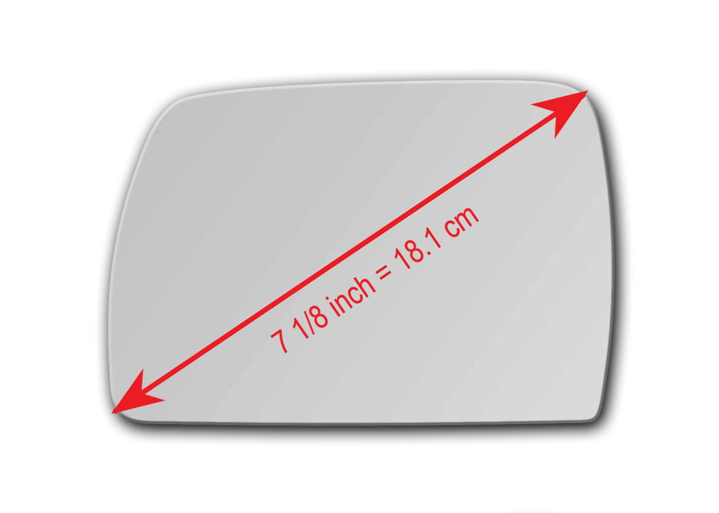 Replacement Mirror Glass for BMW X3 2004 - 2009