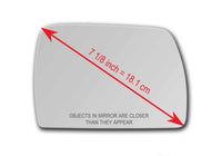 Replacement Mirror Glass for BMW X3 2004 - 2009