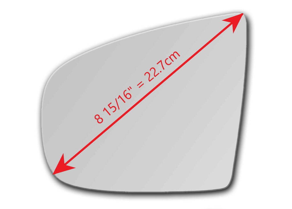 Replacement Mirror Glass for BMW X5 2007 - 2013