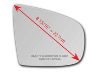 Replacement Mirror Glass for BMW X5 2007 - 2013