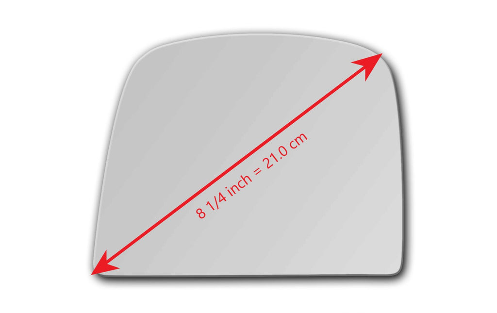 Replacement Mirror Glass for GMC Savana 3500  2008 - 2020