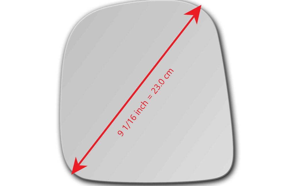 Replacement Mirror Glass for Chevrolet Express 3500 1996 - 2002