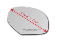 Replacement Mirror Glass for GMC Yukon XL 1500  2007 - 2014