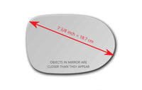 Replacement Mirror Glass for Dodge Caliber 2007 - 2012