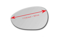 Replacement Mirror Glass for Fiat 500  2012 - 2018