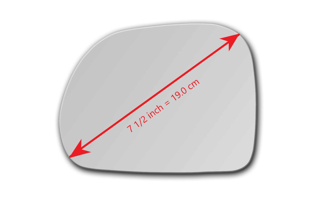 Replacement Mirror Glass for Fiat 500L 2014 - 2021