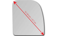 Replacement Mirror Glass for Ford E-450 Super Duty 2006 - 2012