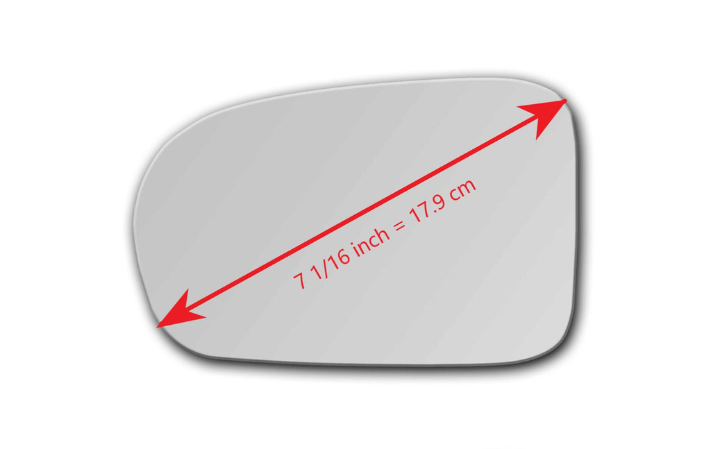 Replacement Mirror Glass for Honda Civic 2001 - 2005