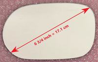 Replacement Mirror Glass for Honda Insight 2000 - 2006