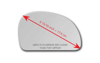 Replacement Mirror Glass for Hyundai Accent 2003 - 2006
