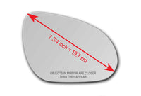 Replacement Mirror Glass for Hyundai Elantra Touring 2009 - 2012