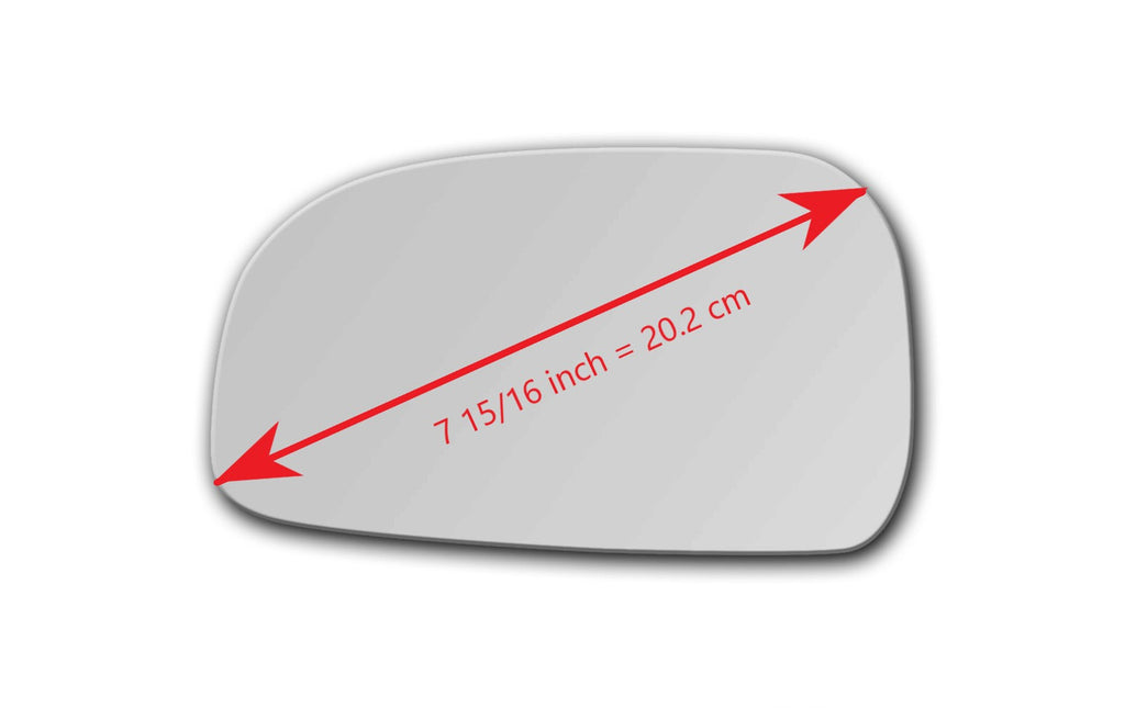 Replacement Mirror Glass for Hyundai Santa Fe 2001 - 2006