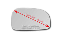 Replacement Mirror Glass for Hyundai Santa Fe 2001 - 2006