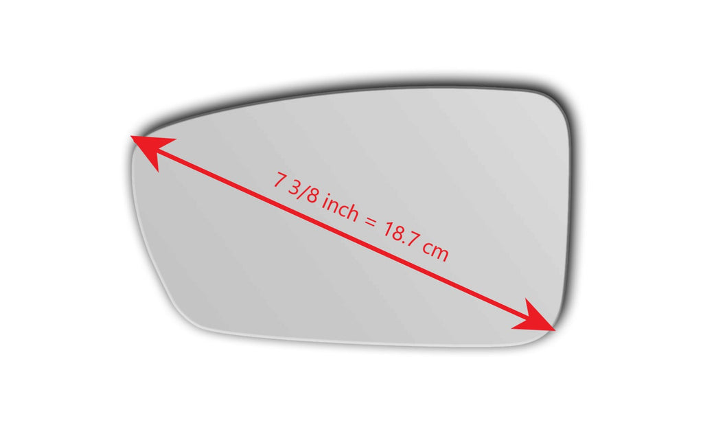 Replacement Mirror Glass for Hyundai Sonata 2011 - 2014