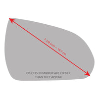 Replacement Mirror Glass for Kia Rio 2018 - 2020