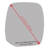 Replacement Mirror Glass for Nissan Quest 2011 - 2017