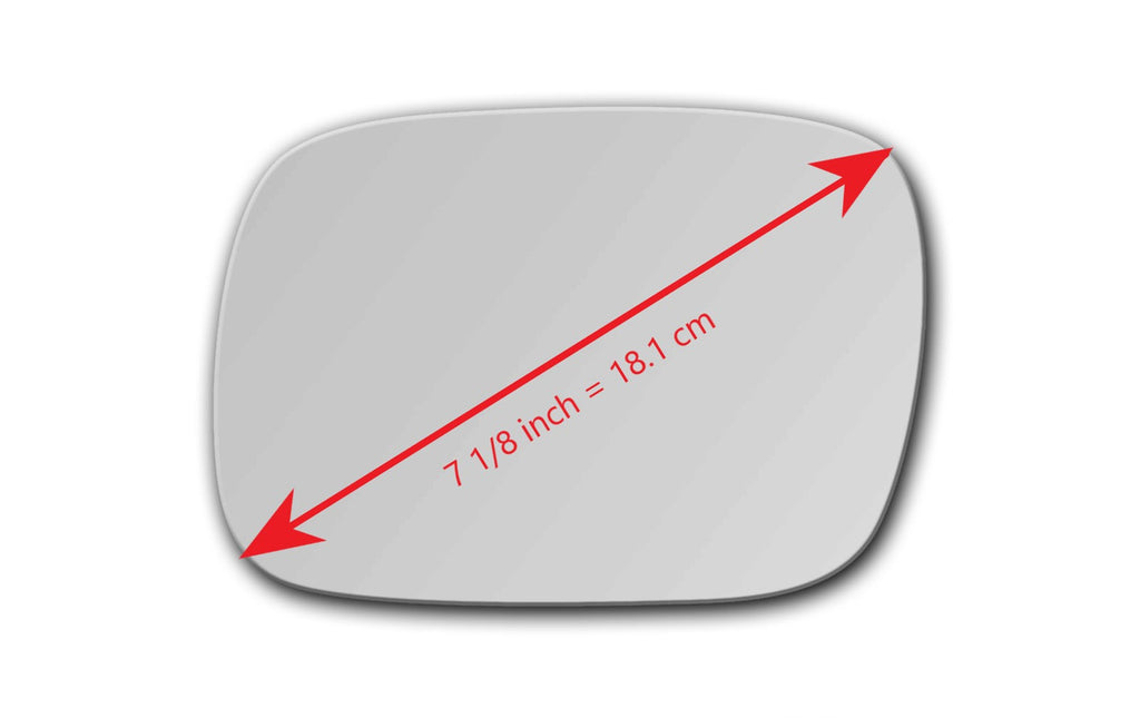 Replacement Mirror Glass for Jeep Cherokee 1997 - 2001