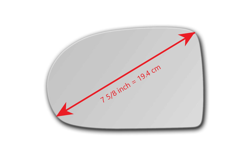 Replacement Mirror Glass for Jeep Compass 2007 - 2017