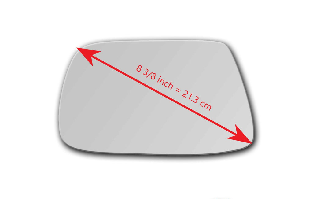 Replacement Mirror Glass for Jeep Grand Cherokee 2005 - 2010