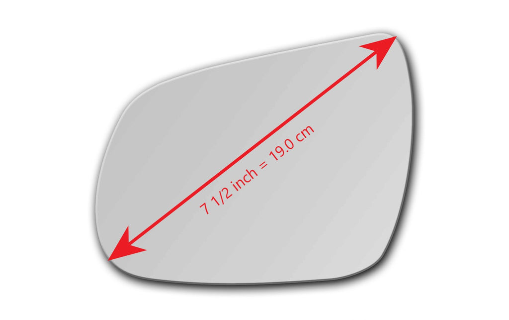 Replacement Mirror Glass for Kia Forte 2011 - 2013