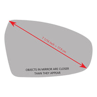 Replacement Mirror Glass for Kia Forte 2019 - 2022