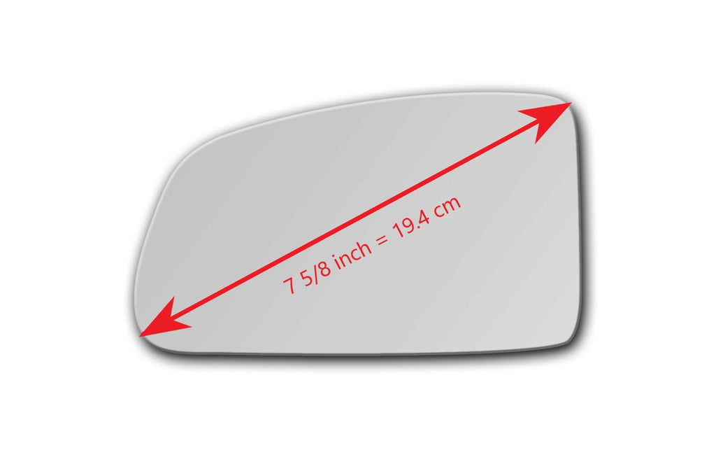 Replacement Mirror Glass for Kia Rio 2006 - 2009