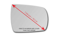 Replacement Mirror Glass for Kia Sorento 2011 - 2015