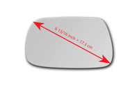 Replacement Mirror Glass for Lexus IS300 2001 - 2005