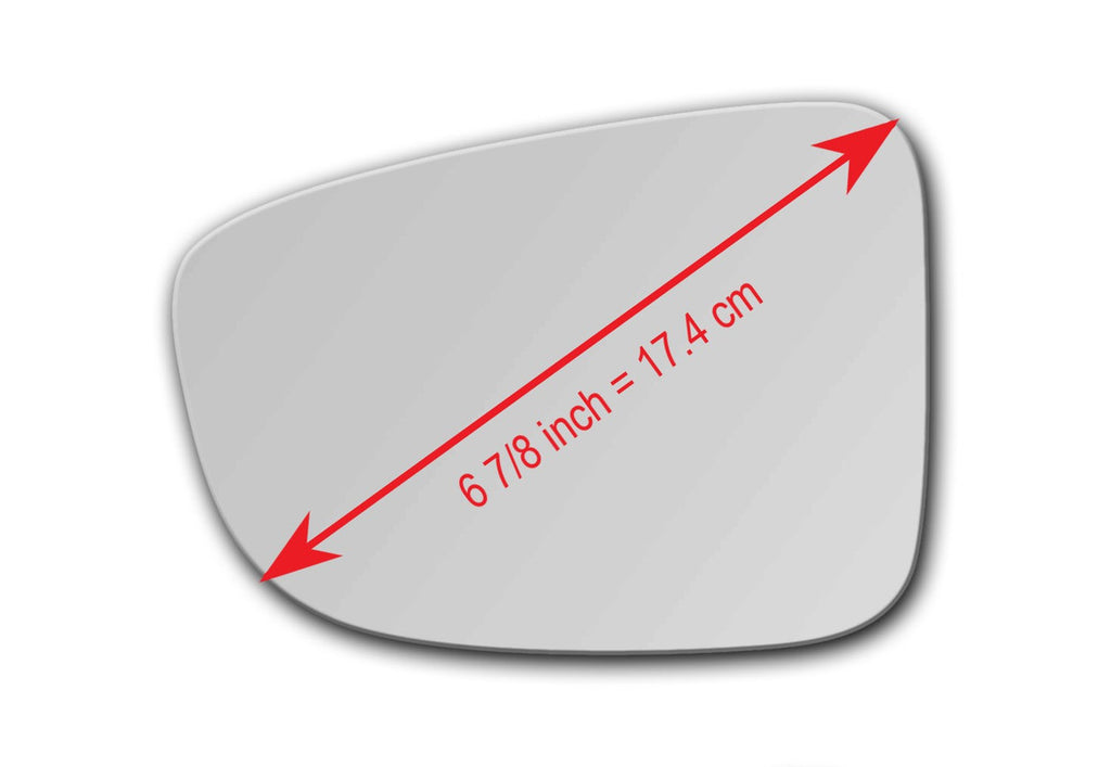 Replacement Mirror Glass for Mazda 3  2014 - 2018