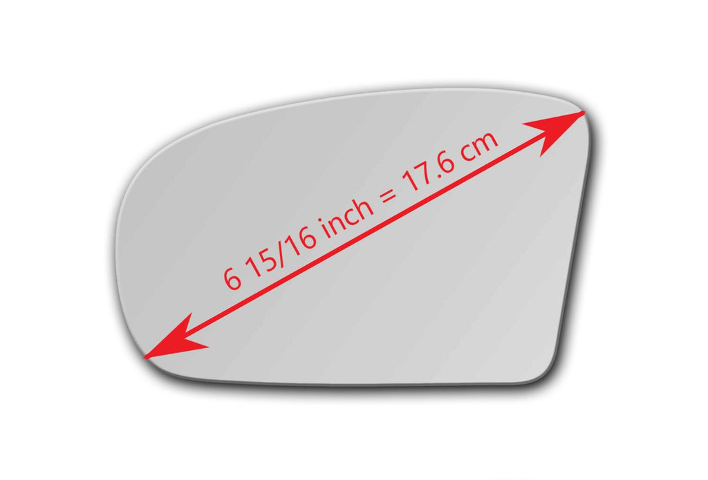Replacement Mirror Glass for Mercedes-Benz E500 2003 - 2006