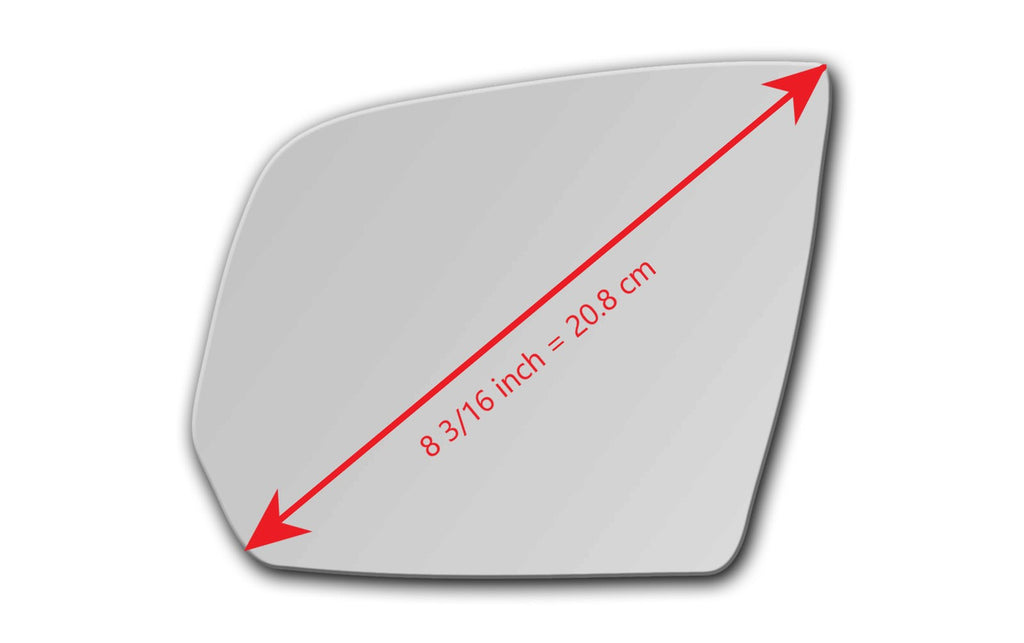 Replacement Mirror Glass for Mercedes-Benz GL450 2009 - 2011