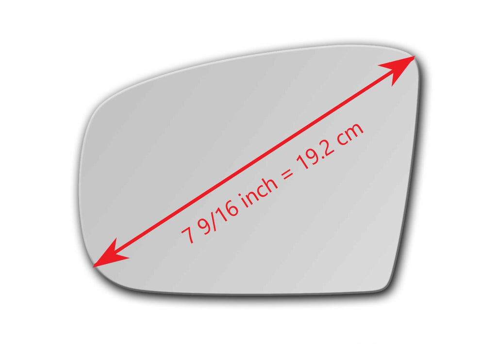 Replacement Mirror Glass for Mercedes-Benz ML55_AMG 2002 - 2003