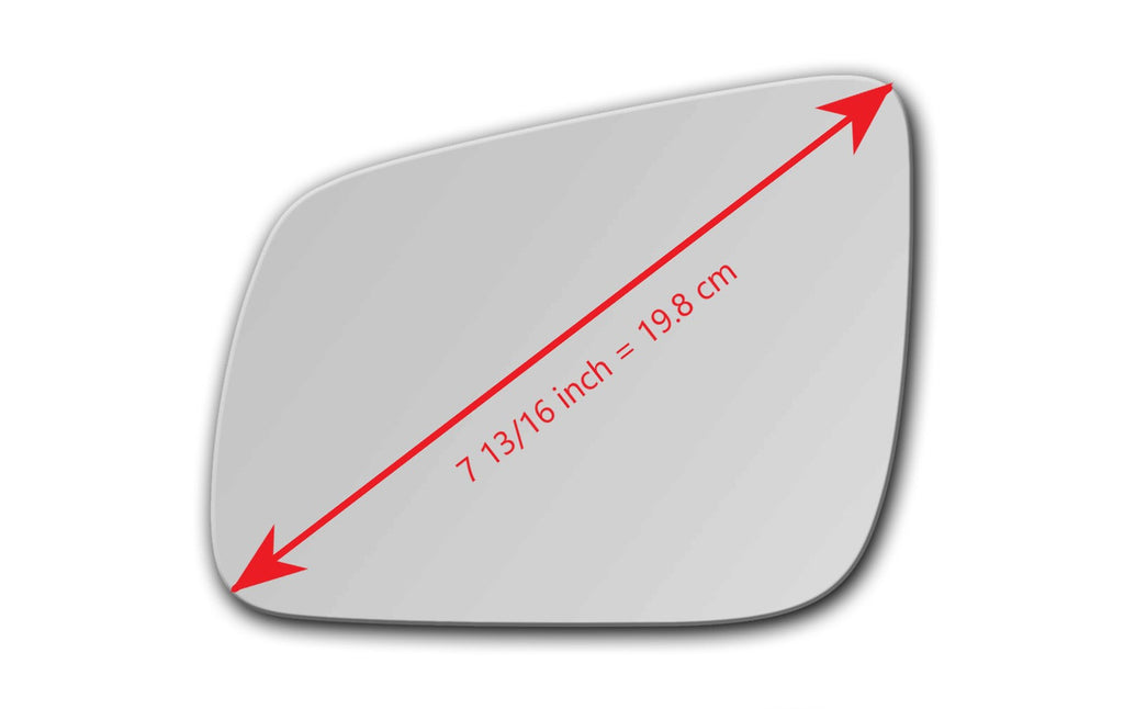 Replacement Mirror Glass for Mitsubishi Lancer 2008 - 2014