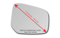 Replacement Mirror Glass for Mitsubishi Mirage 2014 - 2020