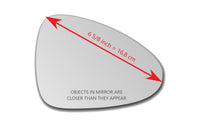 Replacement Mirror Glass for Porsche Panamera  2010 - 2016