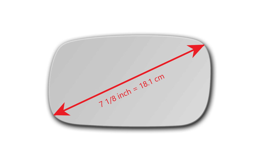 Replacement Mirror Glass for Saab 9-5 1999 - 2002