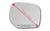 Replacement Mirror Glass for Subaru XV Crosstrek 2013 - 2014