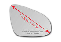Replacement Mirror Glass for Toyota Corolla 2014 - 2018