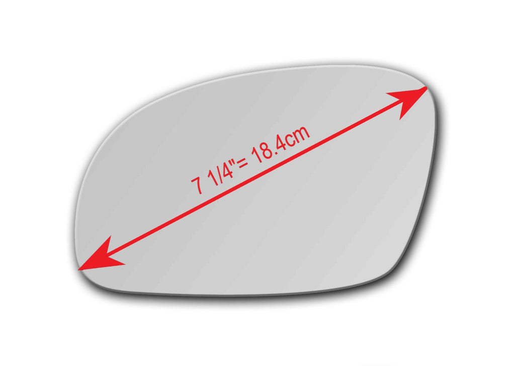 Replacement Mirror Glass for Volkswagen Beetle 2001 - 2010