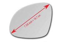 Replacement Mirror Glass for Volkswagen Tiguan 2009 - 2017