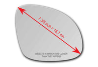 Replacement Mirror Glass for Volkswagen Tiguan 2009 - 2017