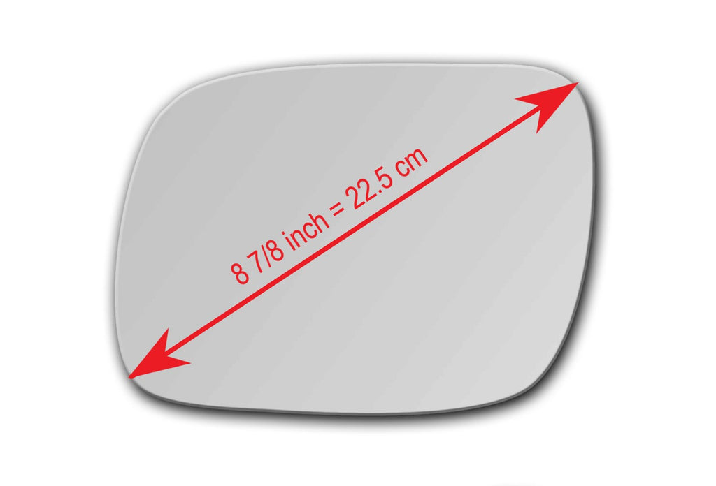 Replacement Mirror Glass for Volkswagen Touareg 2004 - 2007