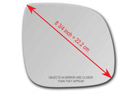 Replacement Mirror Glass for Audi Q7 MK1 2007 - 2009
