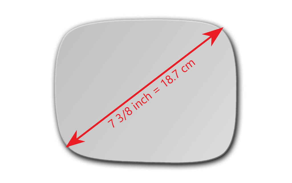 Replacement Mirror Glass for Volvo XC70 2011 - 2015