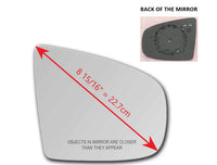 Non-Dimming Heated Mirror Glass Similar to OEM for BMW X5 2007 - 2013