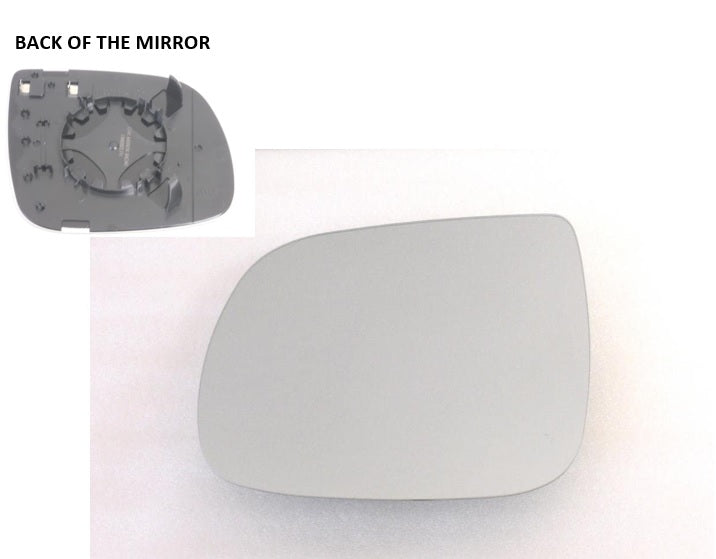 Non-Dimming Heated Mirror Glass Similar to OEM for Audi Q7 MK1 2010 - 2015