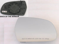 Non-Dimming Heated Mirror Glass Similar to OEM for Audi A3 2011 - 2013