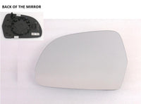 Non-Dimming Heated Mirror Glass Similar to OEM for Audi A4 2009 - 2010